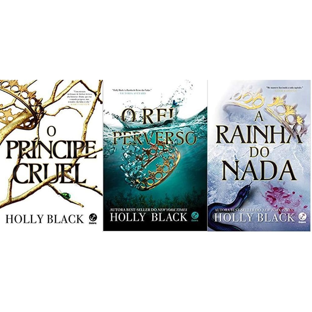Kit 3 Livros Holly Black O Povo Do Ar O Príncipe Cruel + 2