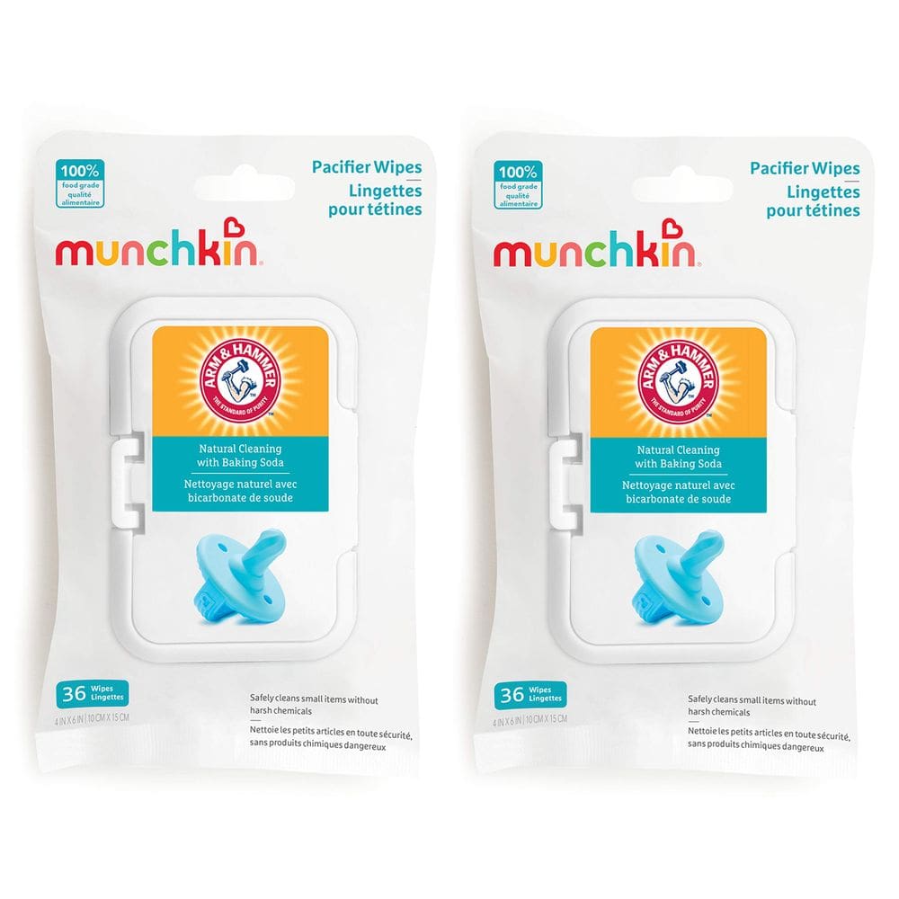 Toalhetes de chupeta Munchkin Arm & Hammer limpam com segurança 72 toalhetes
