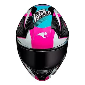 Capacete Race Tech Sector Voltkon Branco Rosa