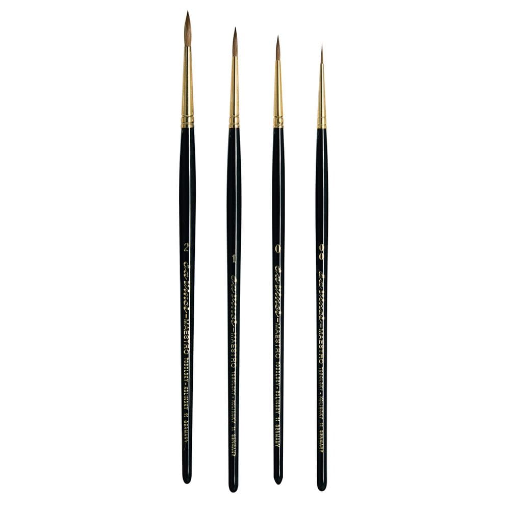 Conjunto de pincéis de aquarela da Vinci Maestro Kolinsky Red Sable