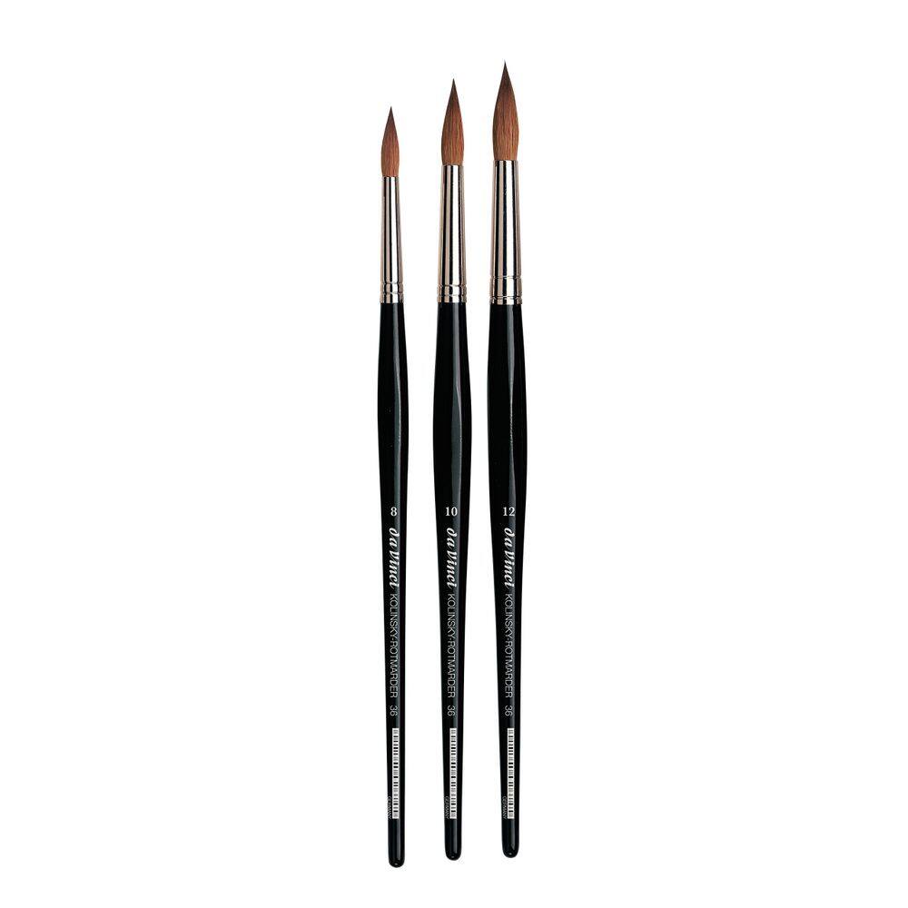 Conjunto de pincéis da Vinci 5360 Artist para aquarela, guache, etc