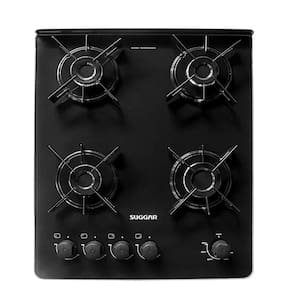 Fogão Suggar Neo Glass 4 Bocas Com Acendimento Automático Preto