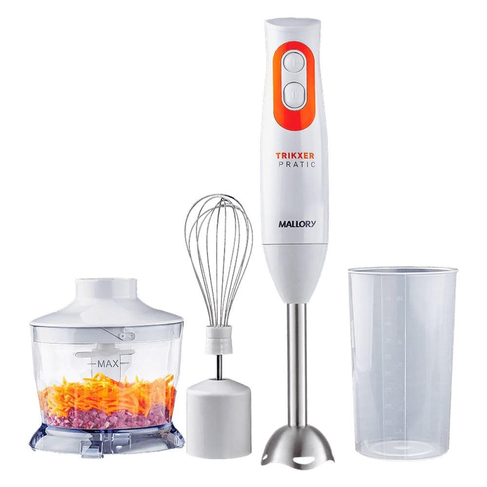 Mixer 3 em 1 Trikxer Pratic Mallory 500W Branco