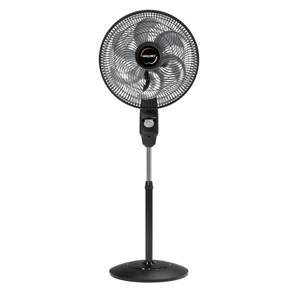 Ventilador de Coluna 40cm EOLO Com 6 Pás e Silencioso Mallory Preto