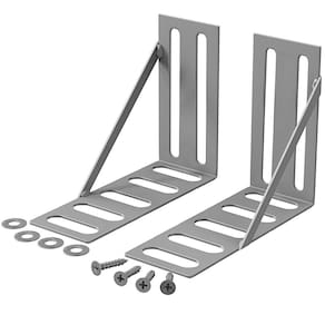 Kit 01 Par Frame Suporte Adaptador de Cabeceira Cama Box com Parafusos - Abmaza
