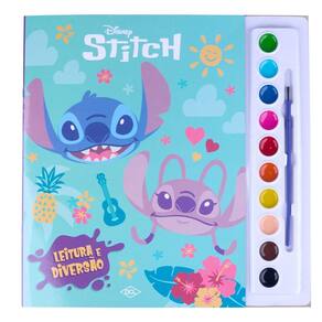 Livro Aquarela Stitch D8325 Dcl