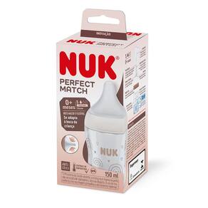 Mamadeira Nuk Perfect Match Silicone 0+ Meses Fluxo Lento 150ml