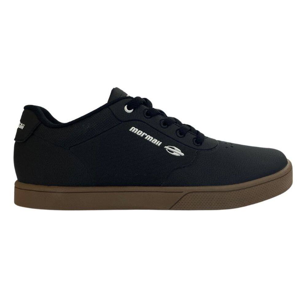 Tênis Mormaii Urban Essence Masculino Preto/Branco sola reta dia a dia