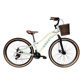 Bicicleta Colli Viena Aro 29 21 Marchas Freios a Disco com Cesto