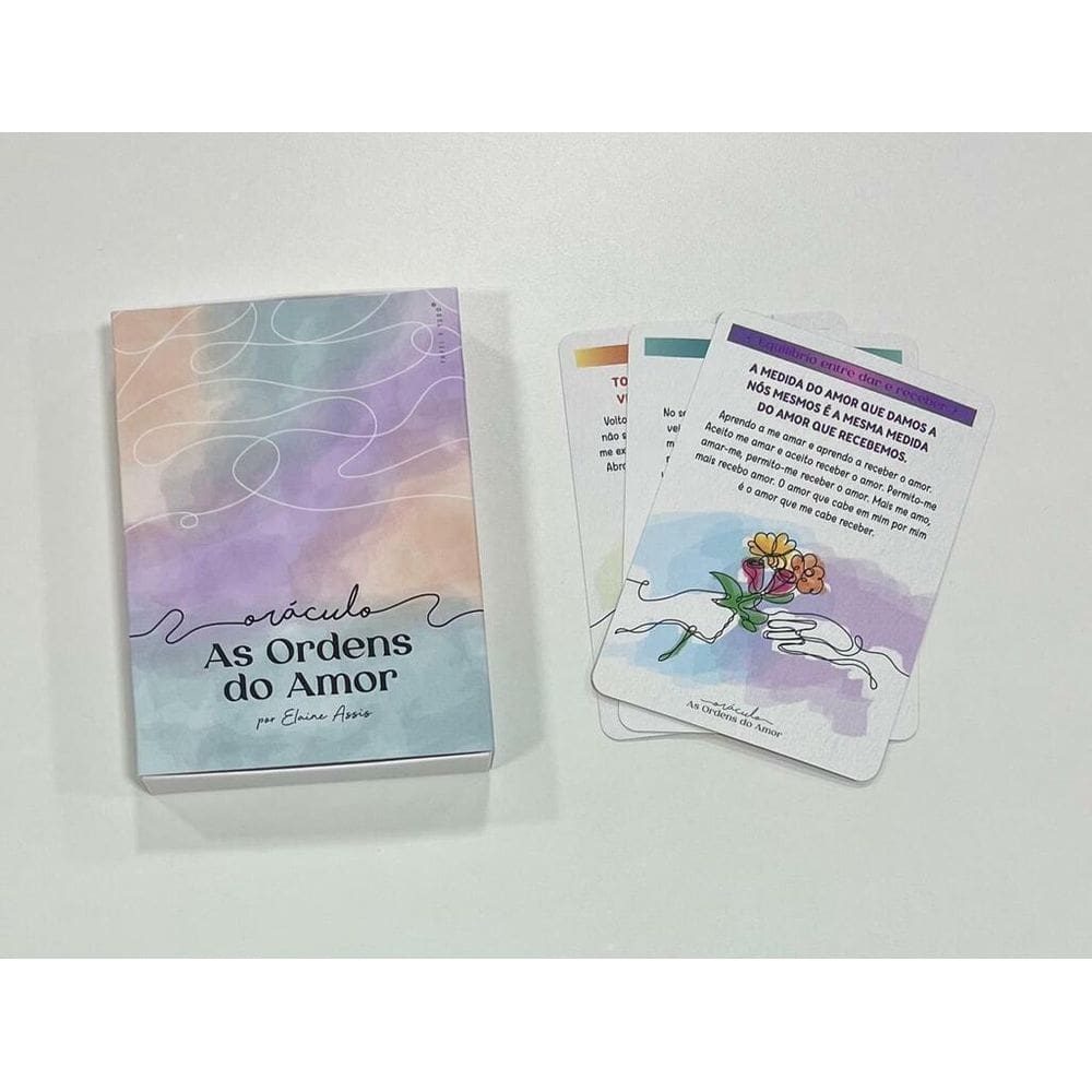 Oráculo As Ordens do Amor - Cartas para Constelação Familiar