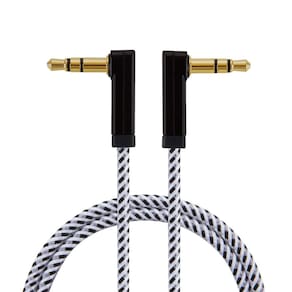 Cabo de áudio auxiliar Cable Creation 3,5 mm macho para macho 1,8 m