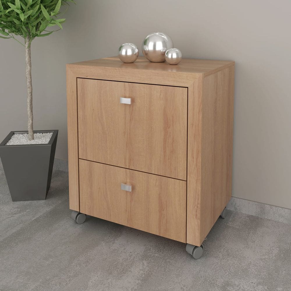 Gaveteiro para Arquivos de Escritório Suspensa 60x52 Cm ME4112 Amêndoa