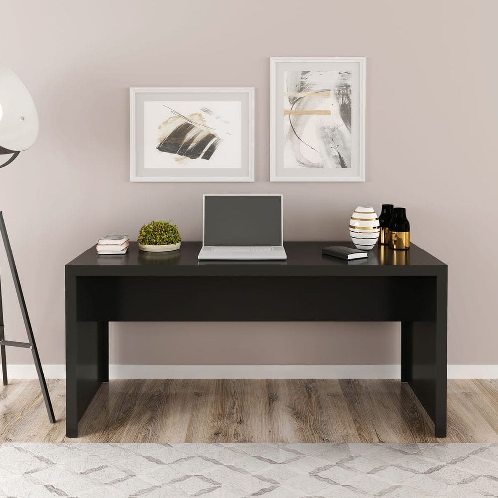 Mesa de Escritório 163x74 Cm Office ME4109 Preto