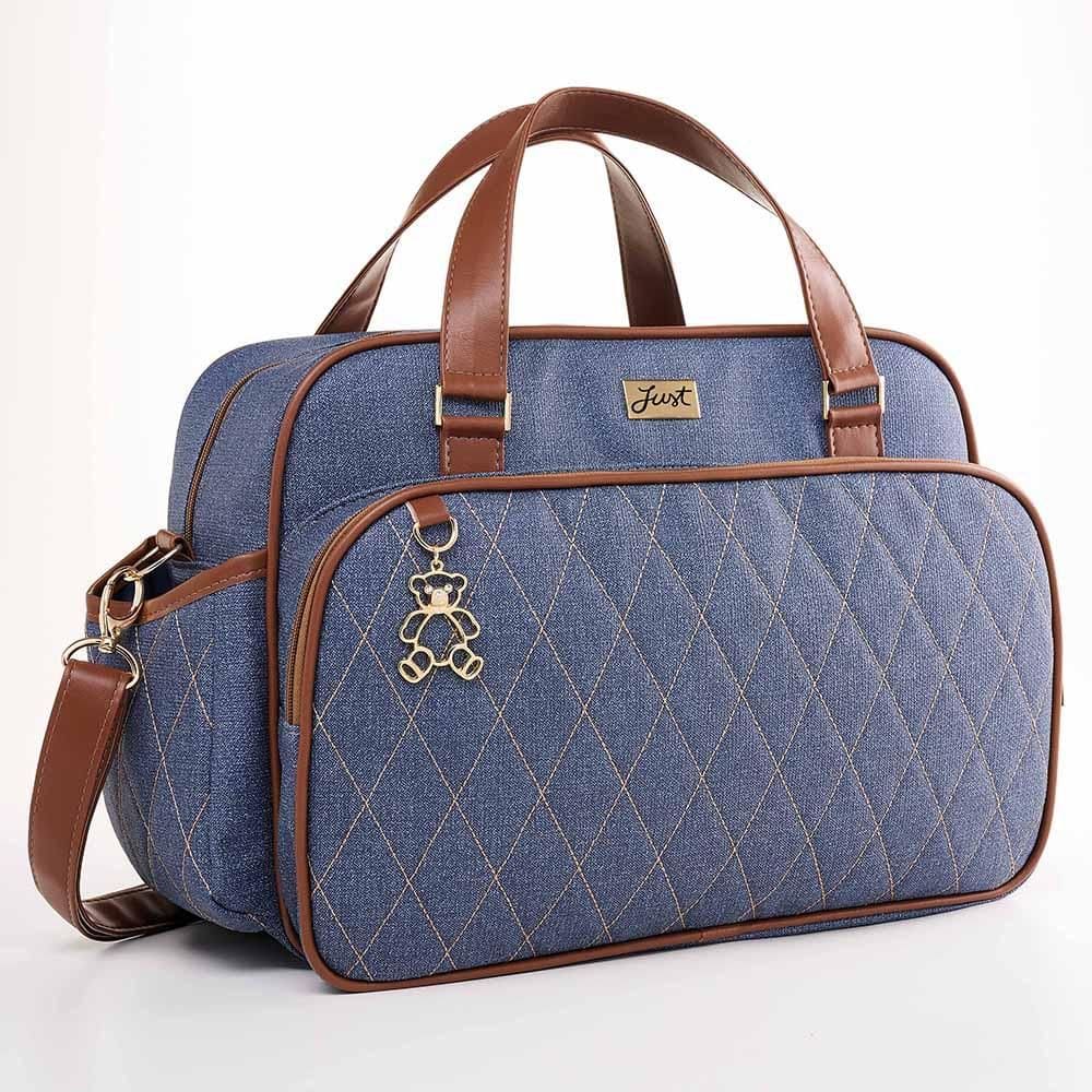 Bolsa de Maternidade Grande Just Baby Chicago Jeans