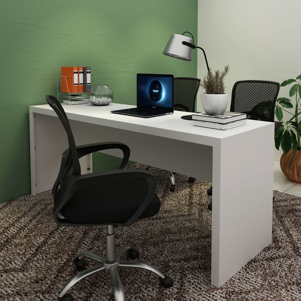 Mesa Escrivaninha para Escritório 180cm ME4185 Branco
