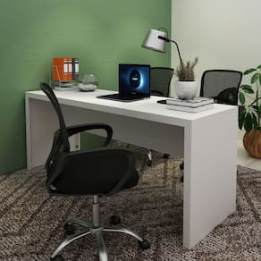 Mesa Escrivaninha para Escritório 180cm ME4185 Branco