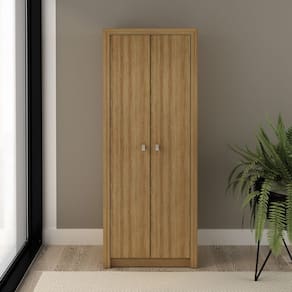 Armário de Escritório com 2 Portas 171x60 Cm ME4105 Amêndoa