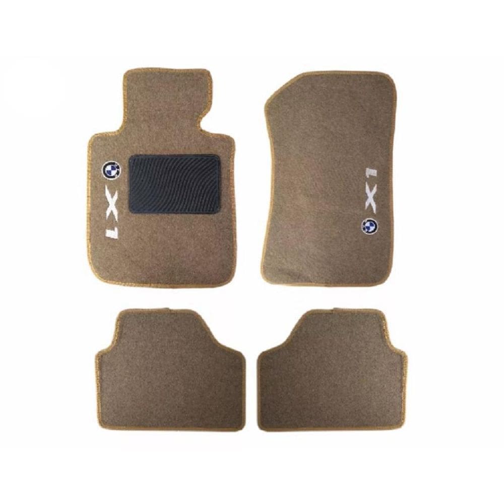 Kit Tapete Carpete Para Bmw X1 2010 Até 2014 Caramelo