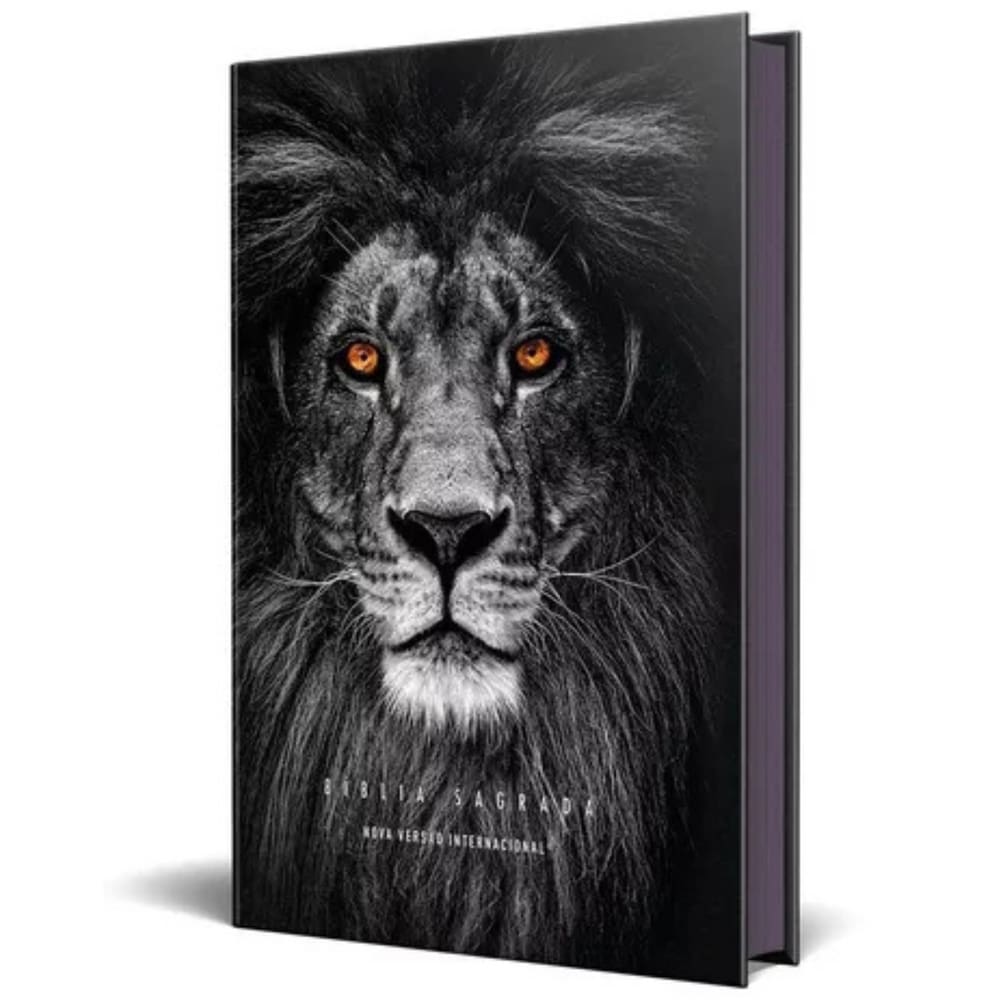 Biblia Sagrada Nvi Leao Preto Capadura Ebenezer Edifique Cpp