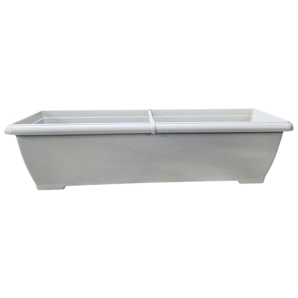 Vaso Jardineira Siena (80x21) Cor Cinza Taupe OKLA