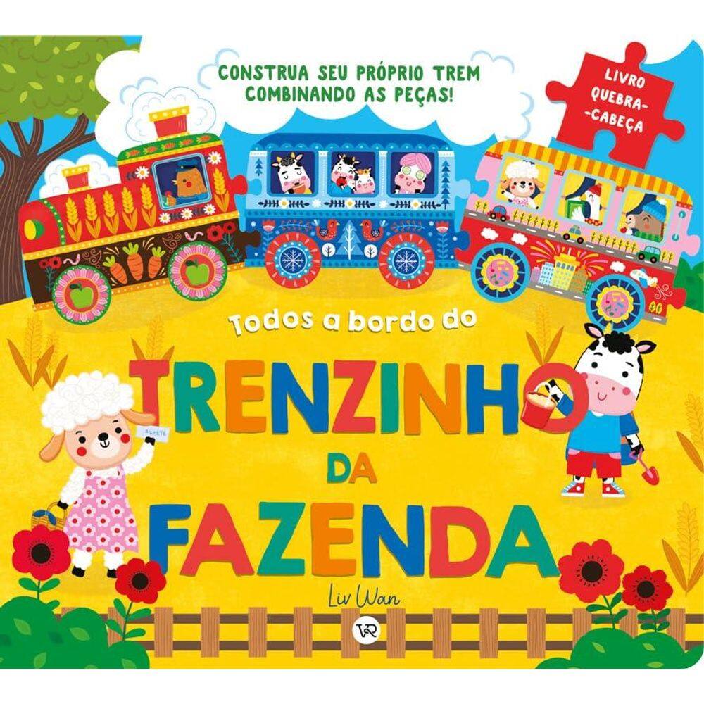 Todos a bordo do trenzinho da fazenda