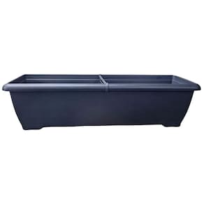 Vaso Jardineira Siena (60x21) Cor Preta OKLA