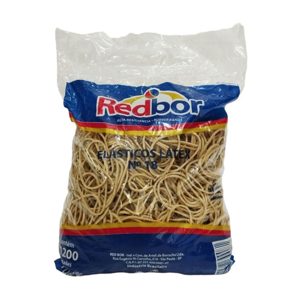 Elástico Látex N18 com 1Kg - Red Bor