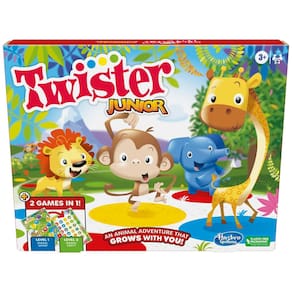 Jogo Hasbro Gaming Twister Junior Animal Adventure Tapete de 2 lados
