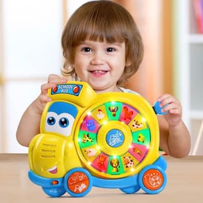 Learning Baby Toys BACCOW Spin Interactive School Bus 1+