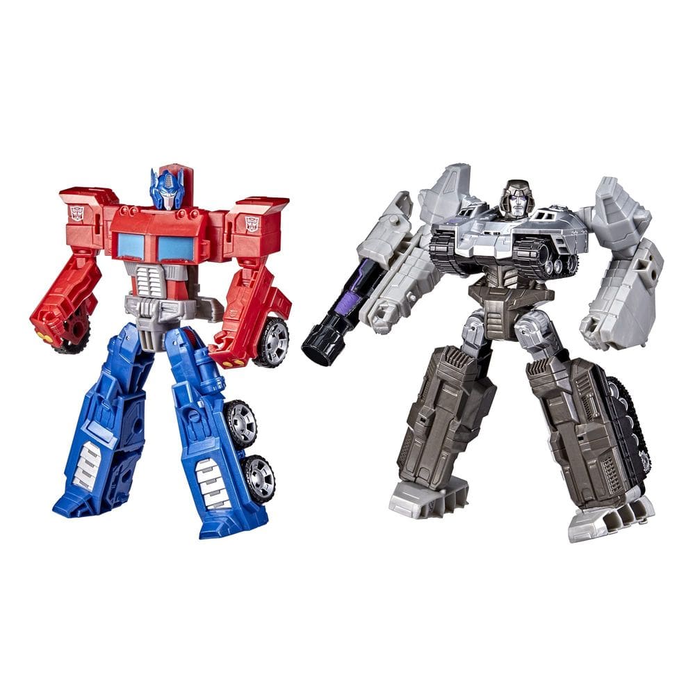Pacote com 2 bonecos de ação Transformers Heroes Villains para crianças a partir de 6 anos