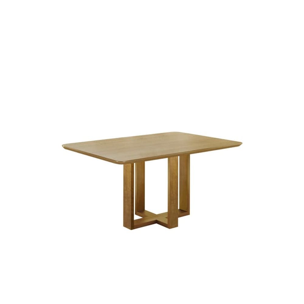 Mesa de Jantar Madeira Maciça 1,20x0,80m - Lisy - Móveis Mundial