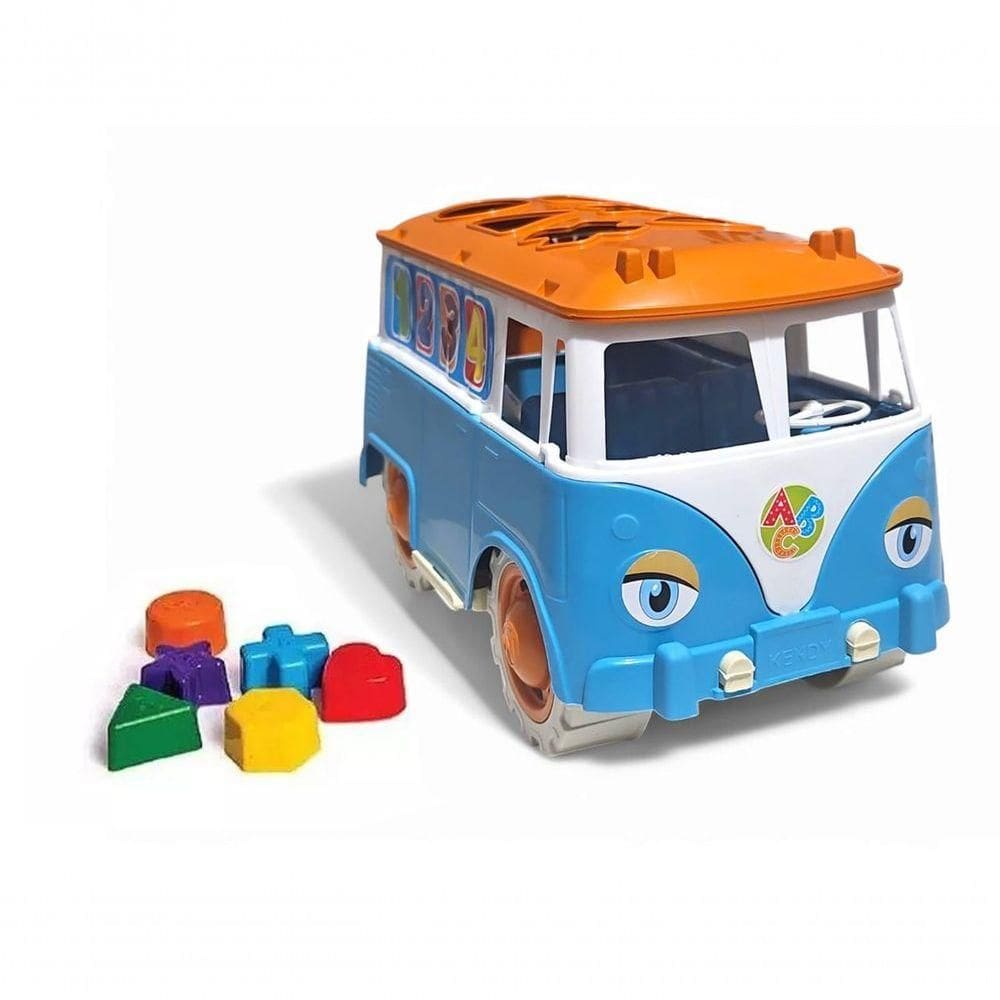 Brinquedo Educativo Infantil Kombica Gugu E Dora Didático Gugu Azul