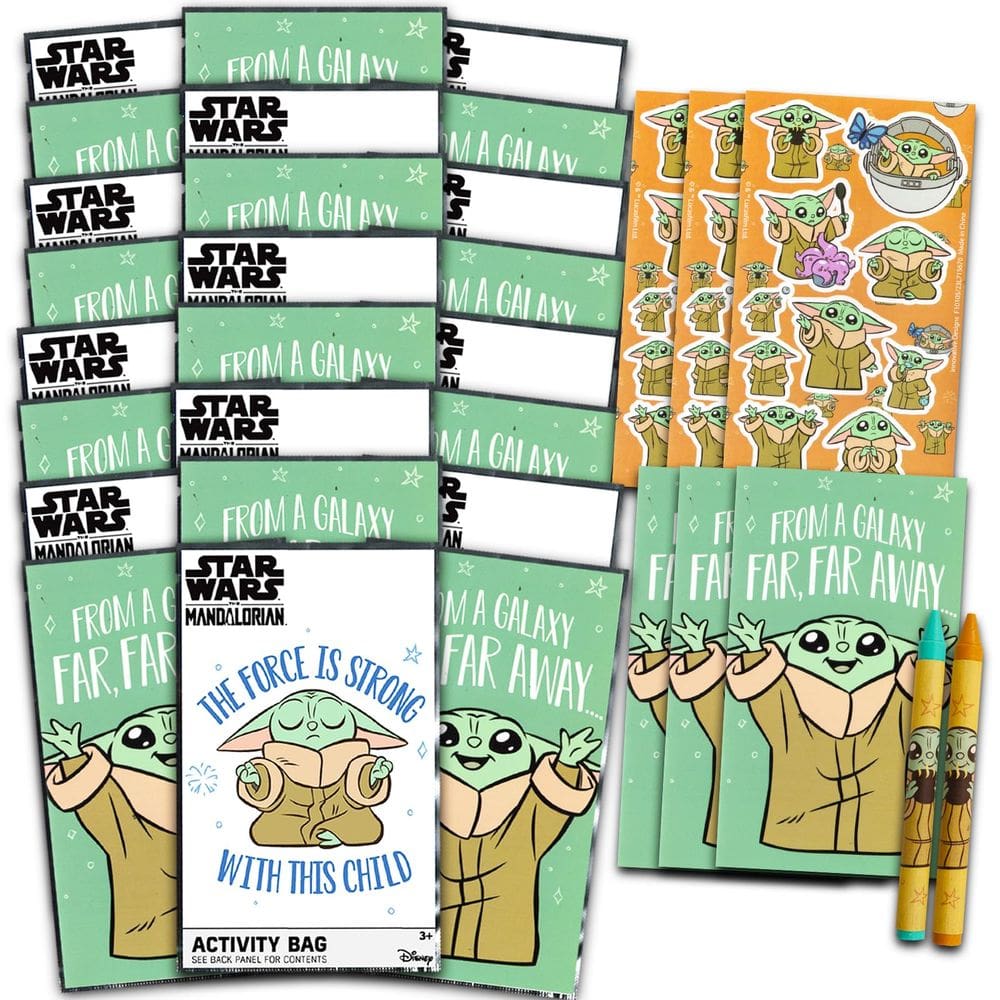 Conjunto de lembrancinhas STAR WARS: festa de aniversário do bebê Yoda Grogu