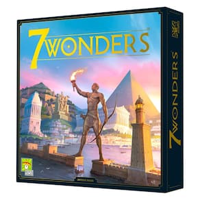 Jogo de tabuleiro 7 Wonders BASE GAME New Edition | 3-7 jogadores (10 ou mais)
