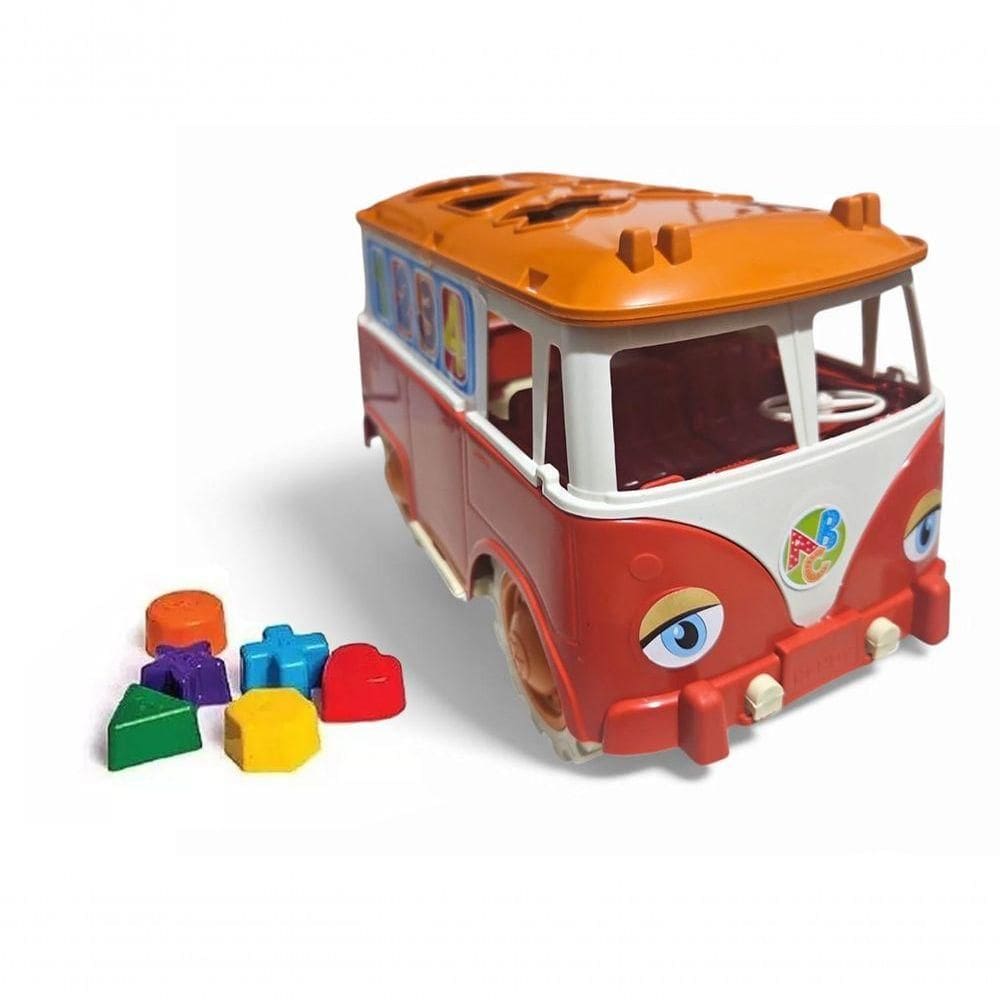 Brinquedo Educativo Infantil Kombica Gugu E Dora Didático Gugu Vermelho
