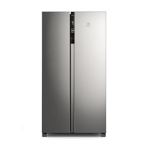 Geladeira Electrolux 435 Litros Side by Side Efficient com AutoSense Inox IS4S 127V