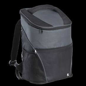 Mochila Termica Tropical 18L Preto e Cinza Cabe 5 Garrafas 2 Litros Soprano