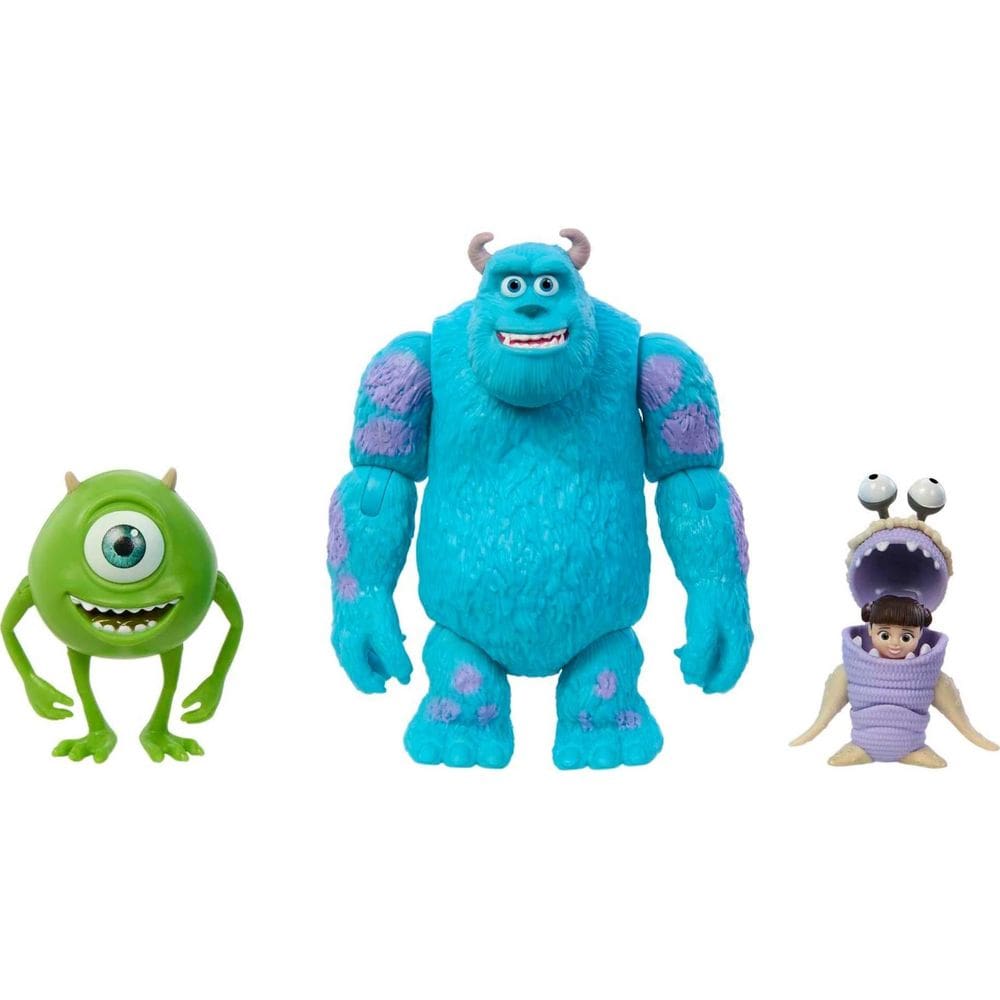 Pacote de bonecos de ação Mattel Disney Pixar Monsters, Inc