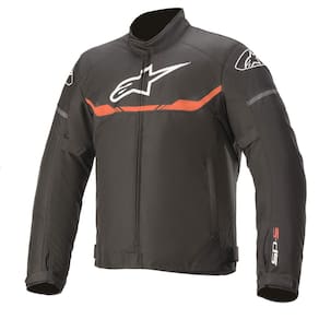 Jaqueta de motocicleta Alpinestars T-SP S impermeável masculina preta/vermelha