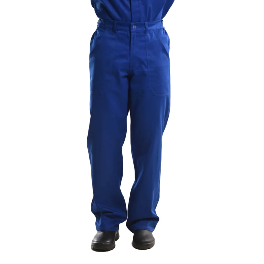 Calça Metade Elástico Azul Royal