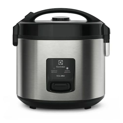 imagem-Panela de Arroz Elétrica Efficient 3,5 Litros 700w 2 em 1 Cozimento a Vapor Electrolux - 110V