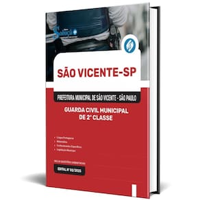 Apostila Prefeitura São Vicente Sp 2025 Guarda Civil