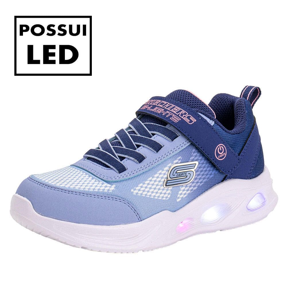 Tênis Infantil S Ligths Sola Glow Ombre Deluxe Skechers 303714L