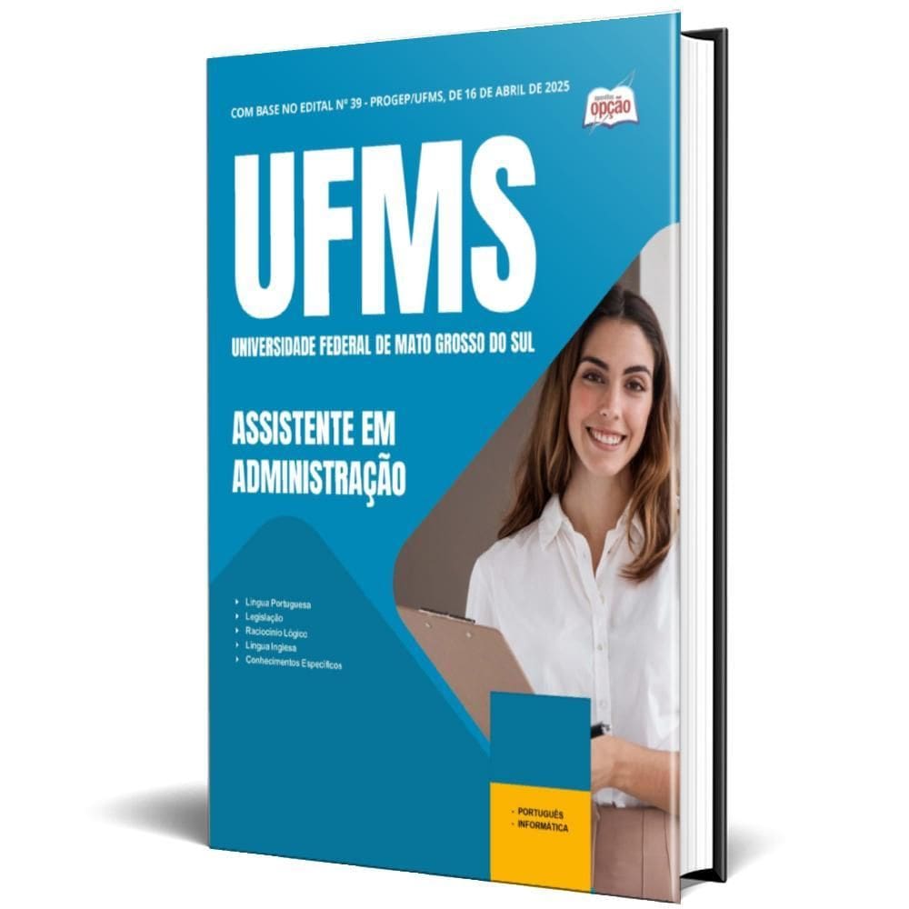 Apostila Ufms 2025 - Assistente Em Administração