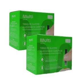 Kit 100 Tiras Reagentes Glicocheck HC489 Multilaser