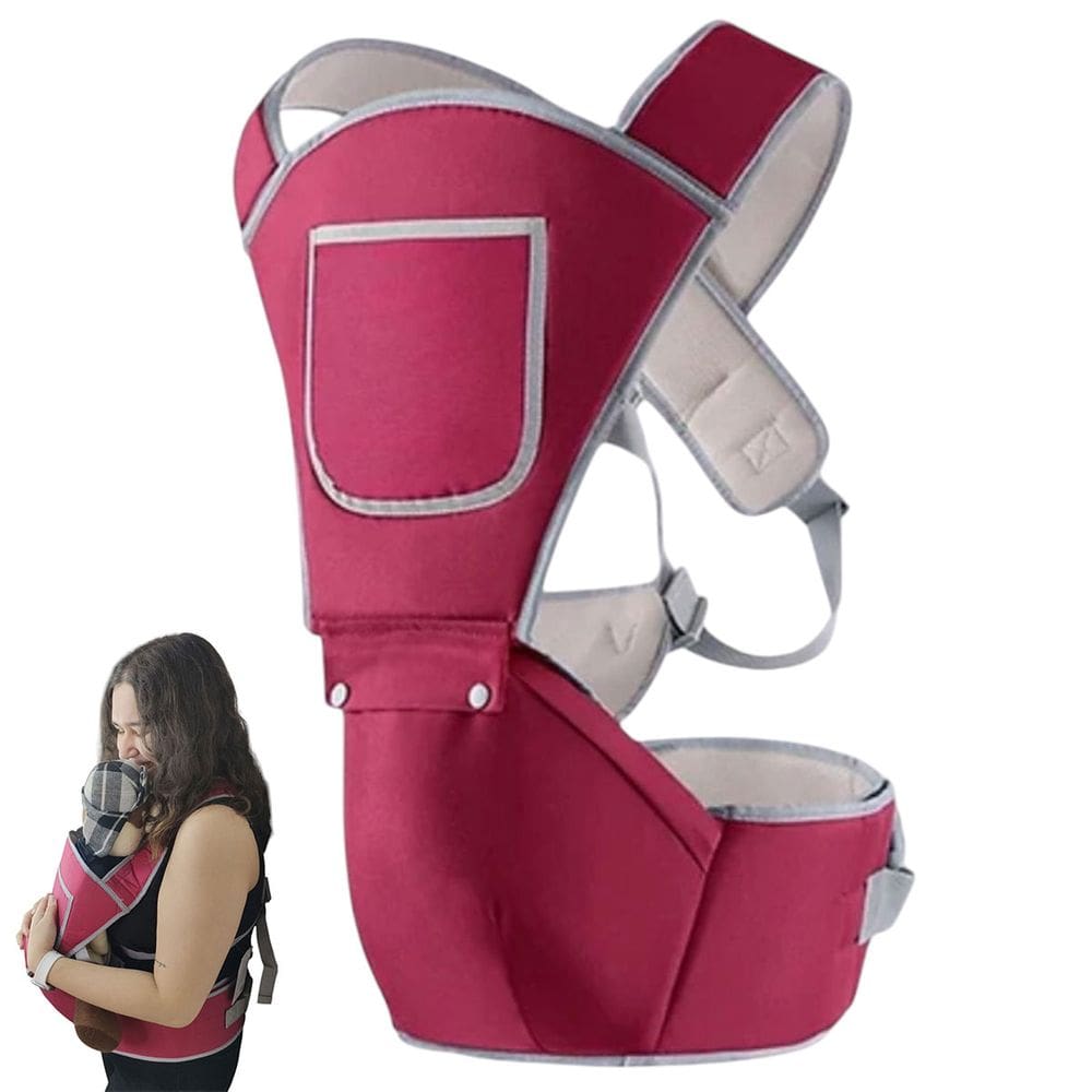 Canguru Carregador Bebe Criança Bolso Alça Ajustavel Ergonomica Acolchoada Passeio Viagem Macio Resistente Praticidade Segurança