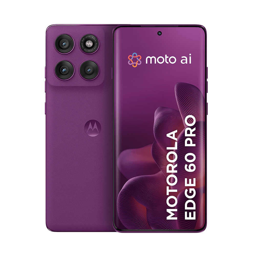 Smartphone Motorola Edge 60 PRO 5G - 256GB 24GB (12GB RAM+12GB Ram Boost) Tela Quad-Curve Moto AI 50MP Sony Camera ultrarresistencia militar IP68+IP69