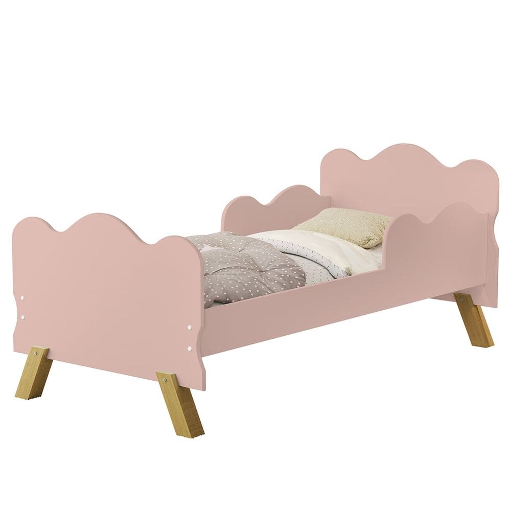 Mini Cama Infantil 148x68cm Proteção Lateral Vivi Rose Z53 - Mpozenato
