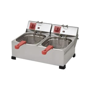 Fritadeira Elétrica Industrial 12 Litros 2 Cubas Marchesoni Sem Tampa 2000W 127V - FT.1.621.ST