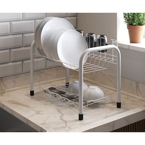 Escorredor de Louças Beliche Isabela com Porta Copos Branco